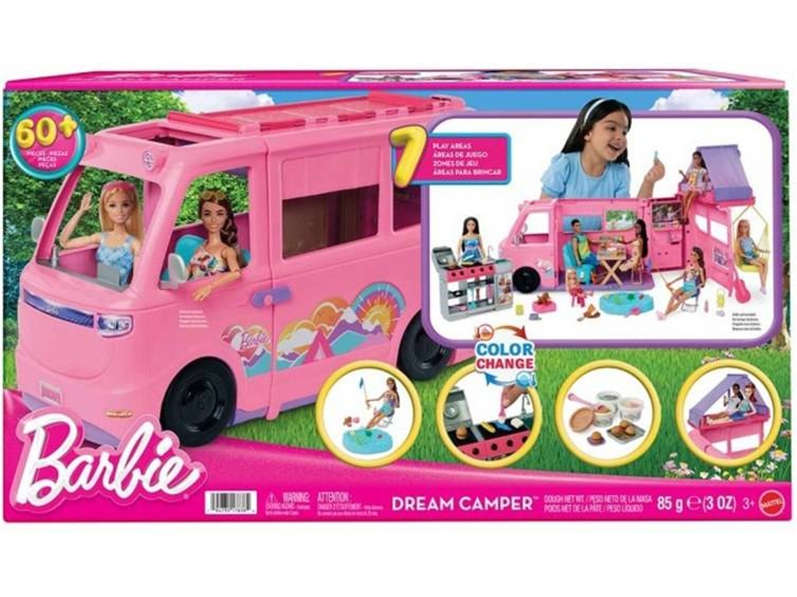 Muñeca BARBIE Súper Caravana DreamCamper (Edad Mínima Recomendada: 4 Años)