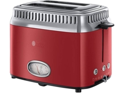 Tostadora RUSSELL HOBBS Retro 21680-56 (Rojo- 1300 W)