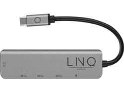 LINQ LQ48002 Hub (USB-C - 5 puertos - Gris)