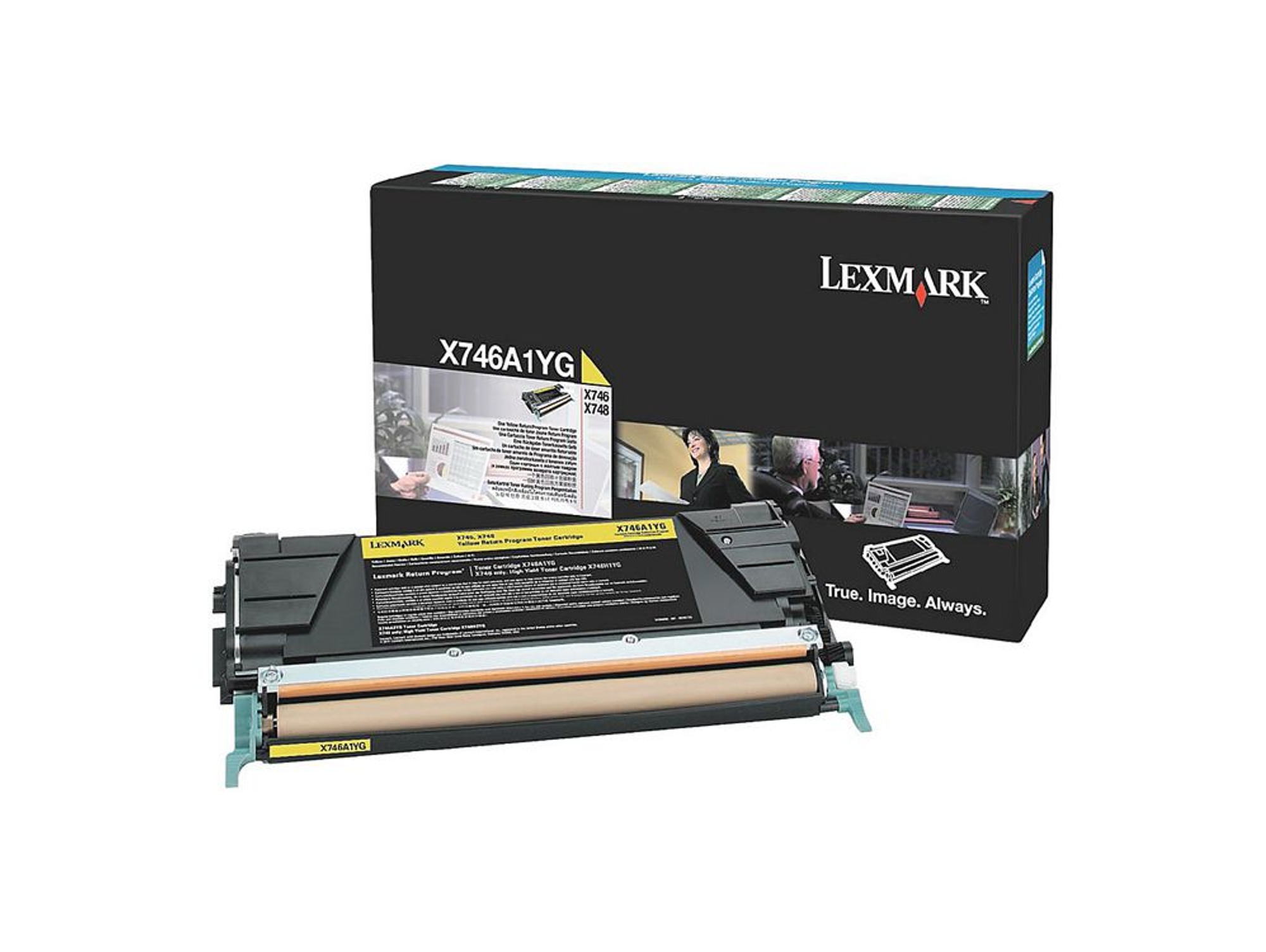 Tóner LEXMARK X746A1YG Amarillo