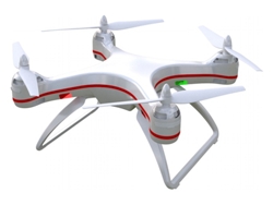 Drone Infantil NINCO NH90111 (Autonomía: Hasta 10 min - Blanco y Rojo)
