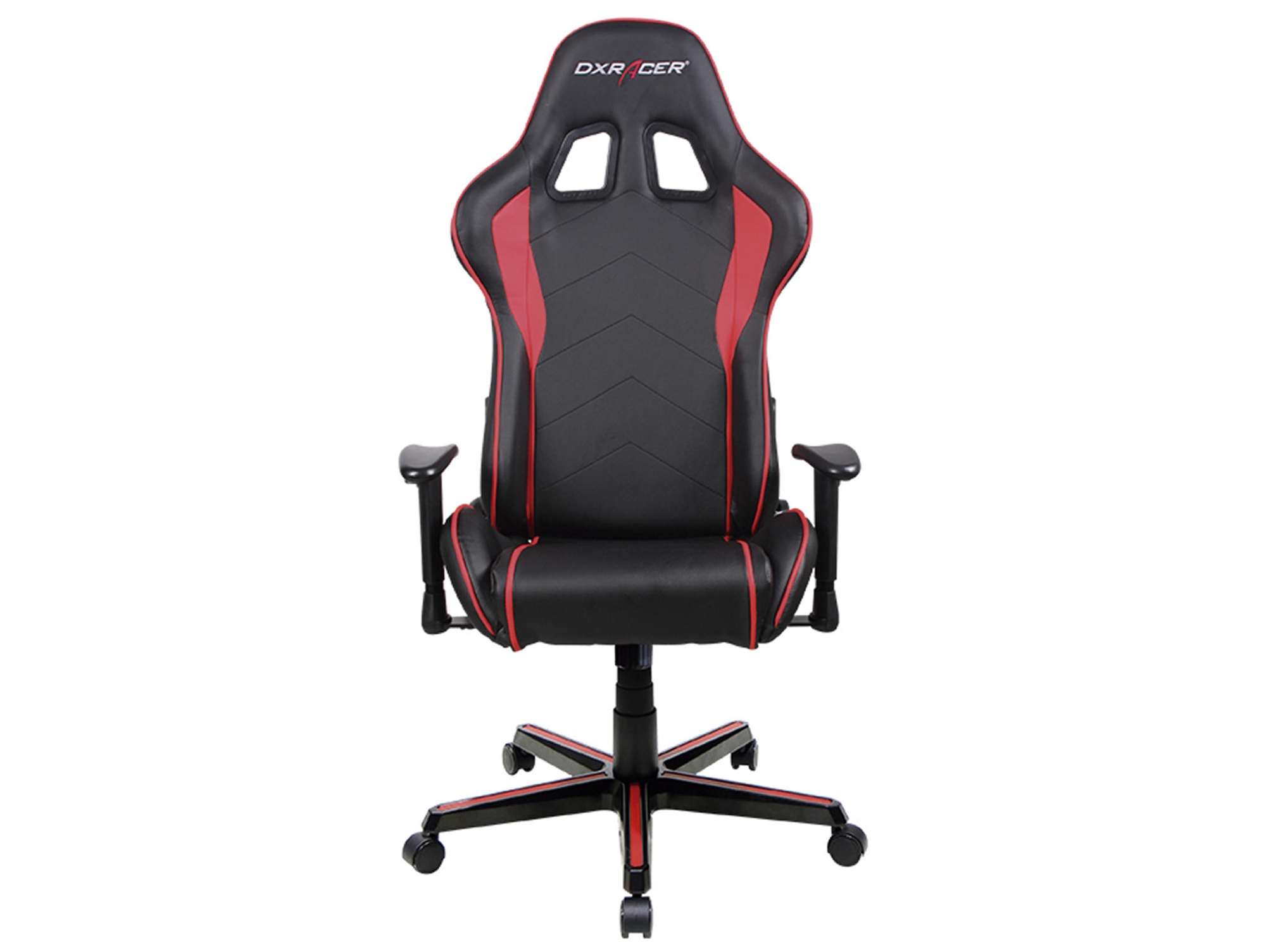 Silla Gaming DXRACER Formula (Hasta 90.7 kg - Elevador a Gas Clase 4 - Negro y Rojo)