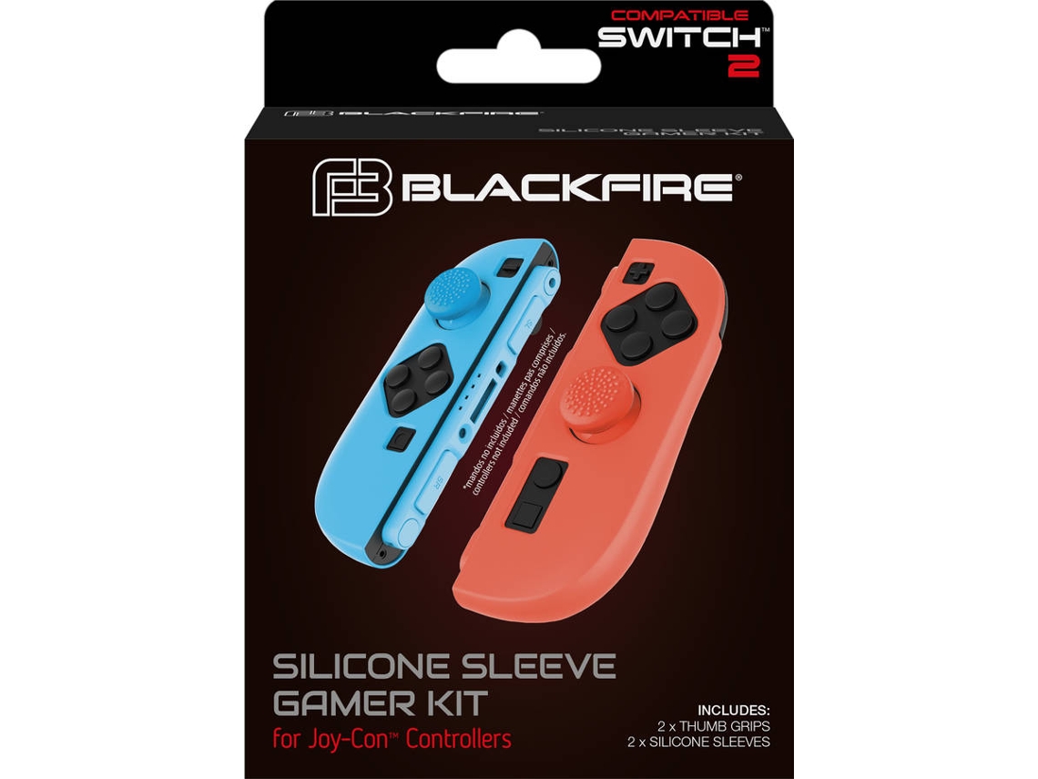 Kit Fundas de Silicona BLACKFIRE Nintendo Switch 2