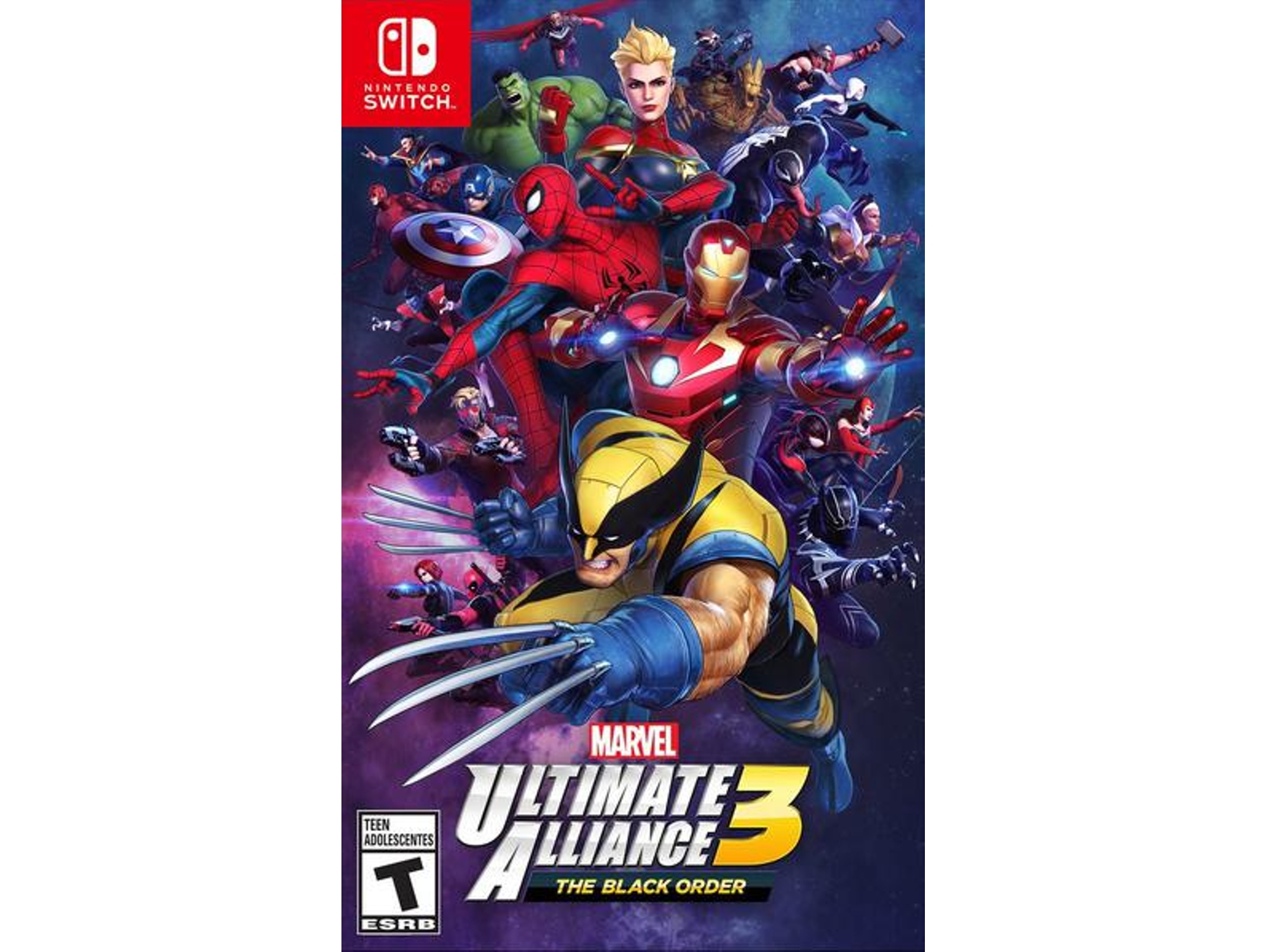 Juego Nintendo Switch Marvel Ultimate Alliance 3: The Black Order (portada provisional)
