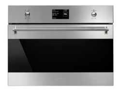 Horno Microondas SMEG SF4395MCX (50 L - 59.7 cm - Hidrolítico - Inox)
