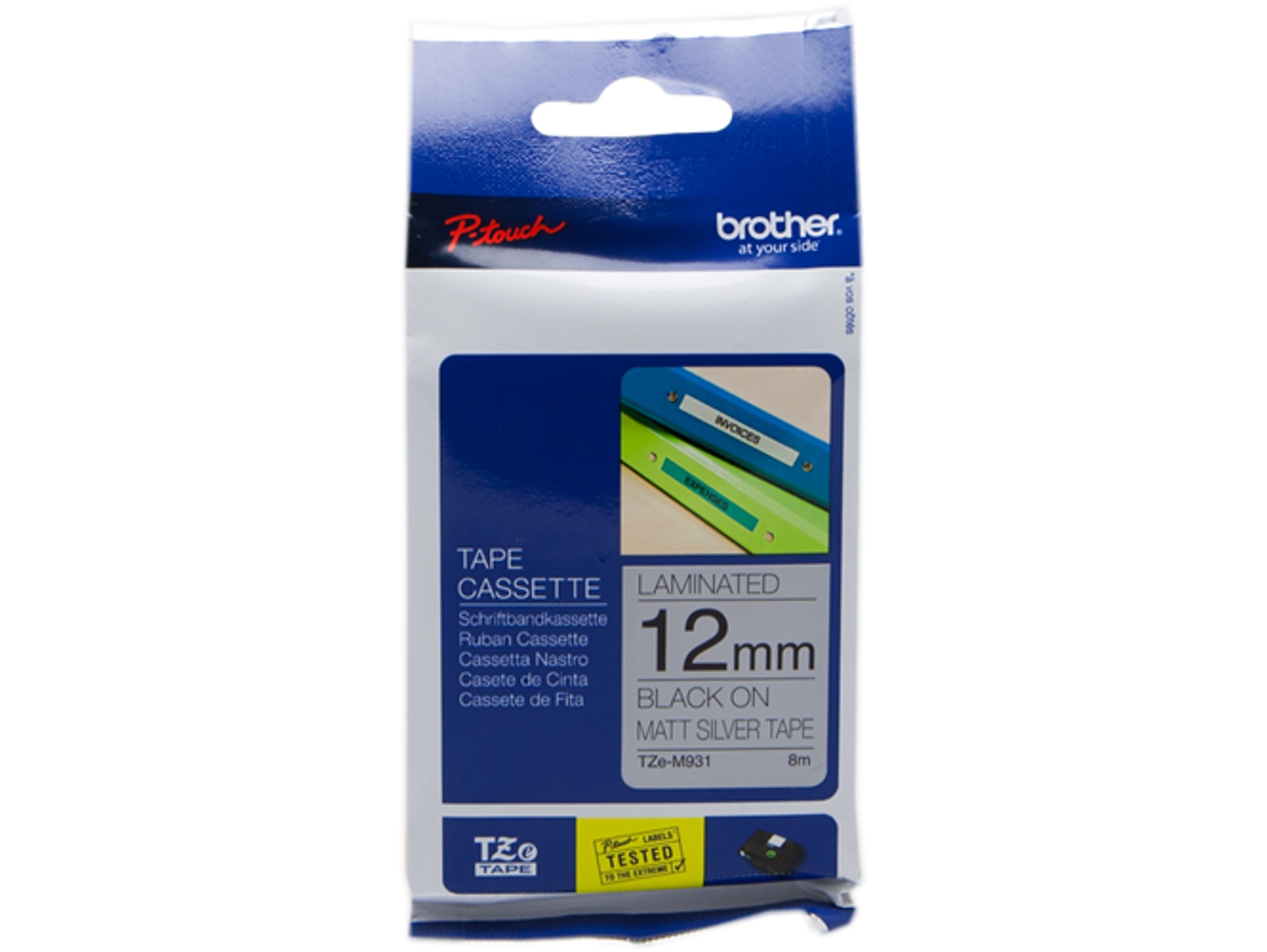 Cinta BROTHER TZeM931 laminada