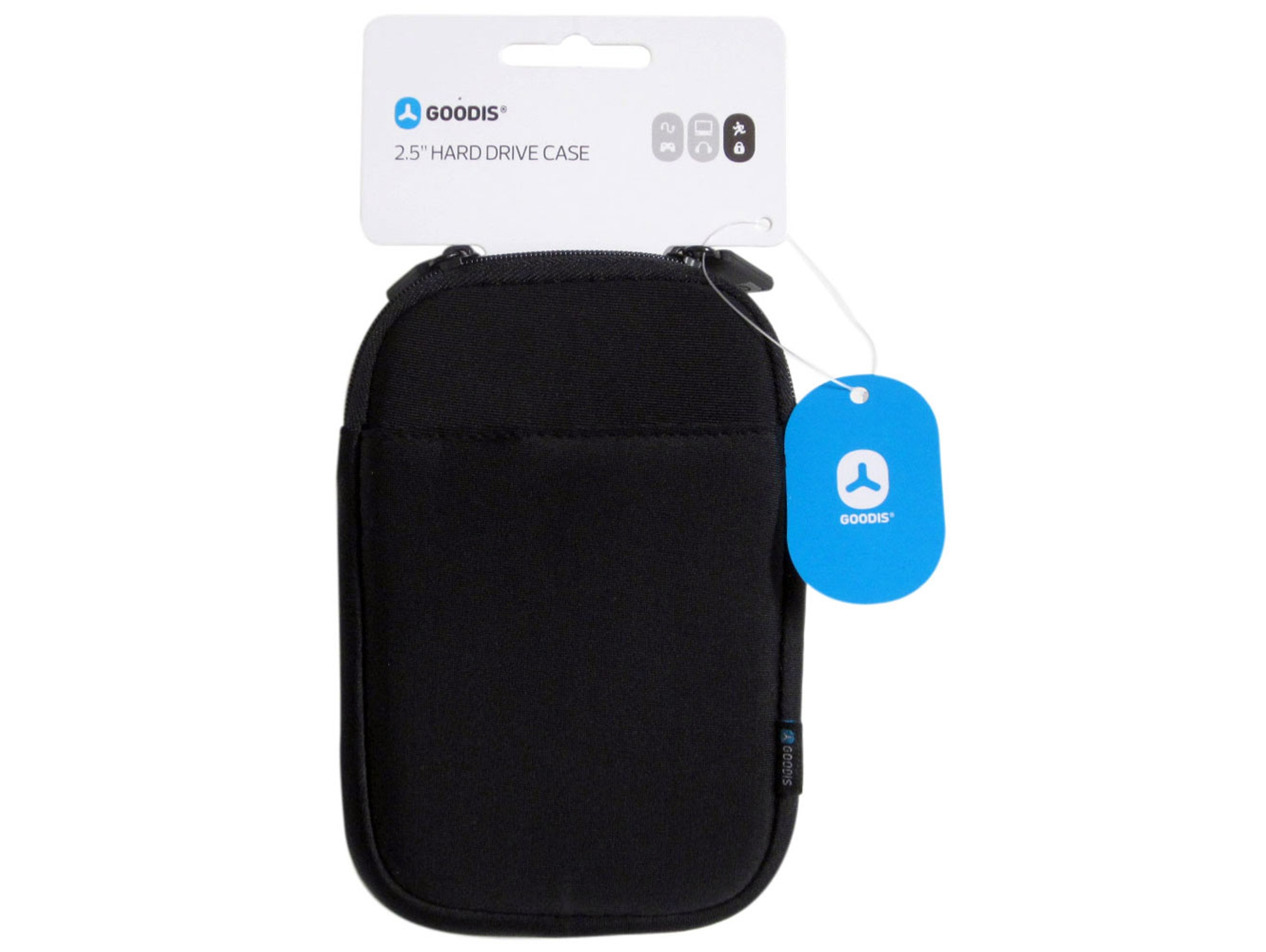 Funda GOODIS Soft (Disco duro externo, Powerbank - 2.5'' - Negro)