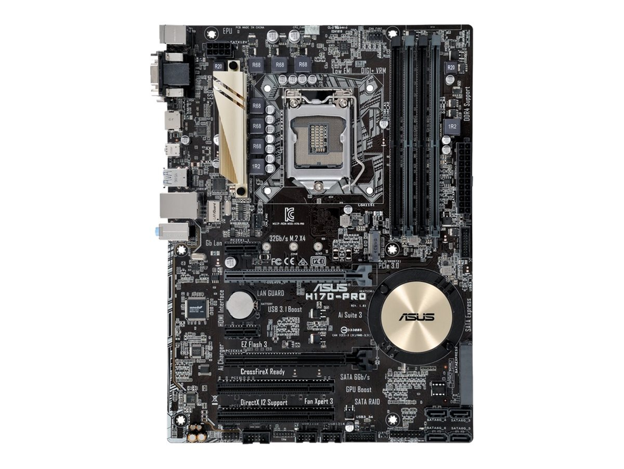Placa Base ASUS H170-Pro LGA1151