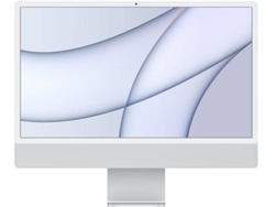 iMac 24 APPLE - Plata (24'' - Apple M1 - RAM: 16 GB - 1 TB SSD - GPU 8-core)