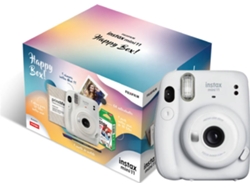 Kit Cámara Instantánea FUJIFILM Instax Mini 11 Happy Box Ice White