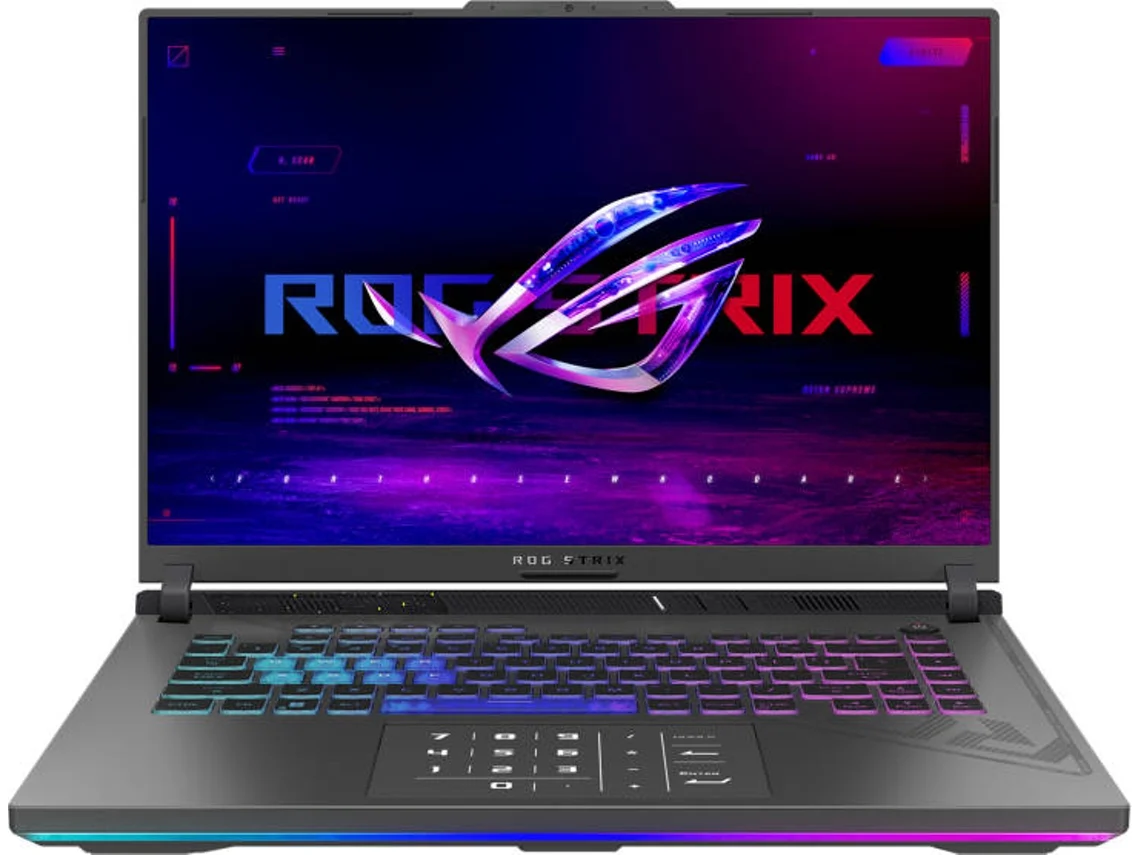 Portátil Gaming ASUS ROG Strix G614JI-N4007 (Intel Core i9-13980HX - NVIDIA GeForce RTX 4070 - RAM: 32 GB - 1 TB SSD - 16'')