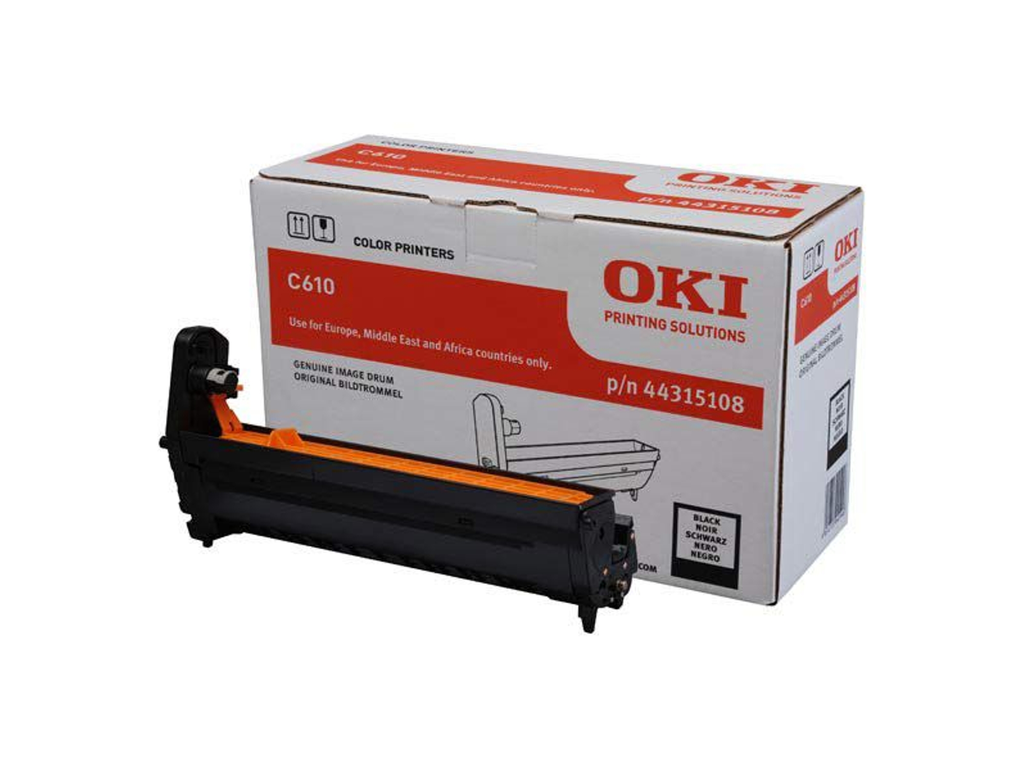 Tambor OKI 44315108 20000 Páginas Negro  para C610dn, 610dtn, 610n