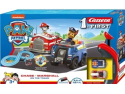 Pista CARRERA-TOYS Paw Patrol On The Track (Chase + Marshall)