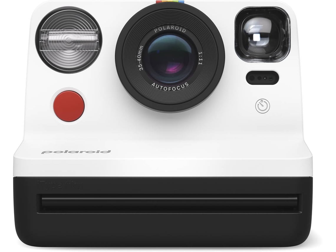 Polaroid Originals Now i-Type - Cámara de película instantánea (negro y  blanco) con película instantánea a color para cámaras i-Type y paquete de