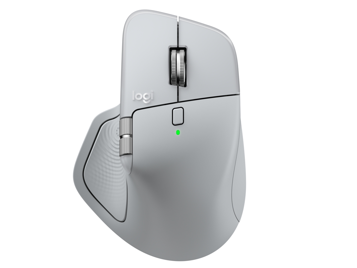 Ratón LOGITECH MX Master 4 (2.4GHZ - Bluetooth - Gris Claro)