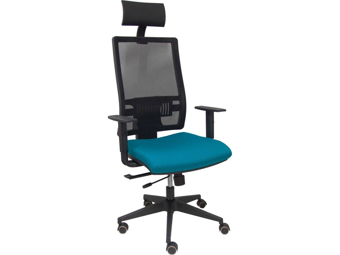 Silla Operativa PYC Horna Cabecero Verde (Brazos Ajustables - Malla)