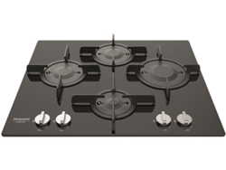 Placa de Gas HOTPOINT-ARISTON FTGHG 641 D HA BK (Gas Natural - 58 cm - Negro)