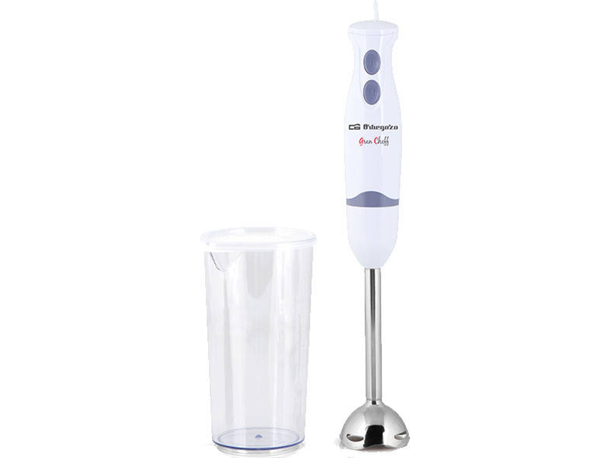 Batidora de Mano ORBEGOZO BT 1220 (400 W - Blanco)