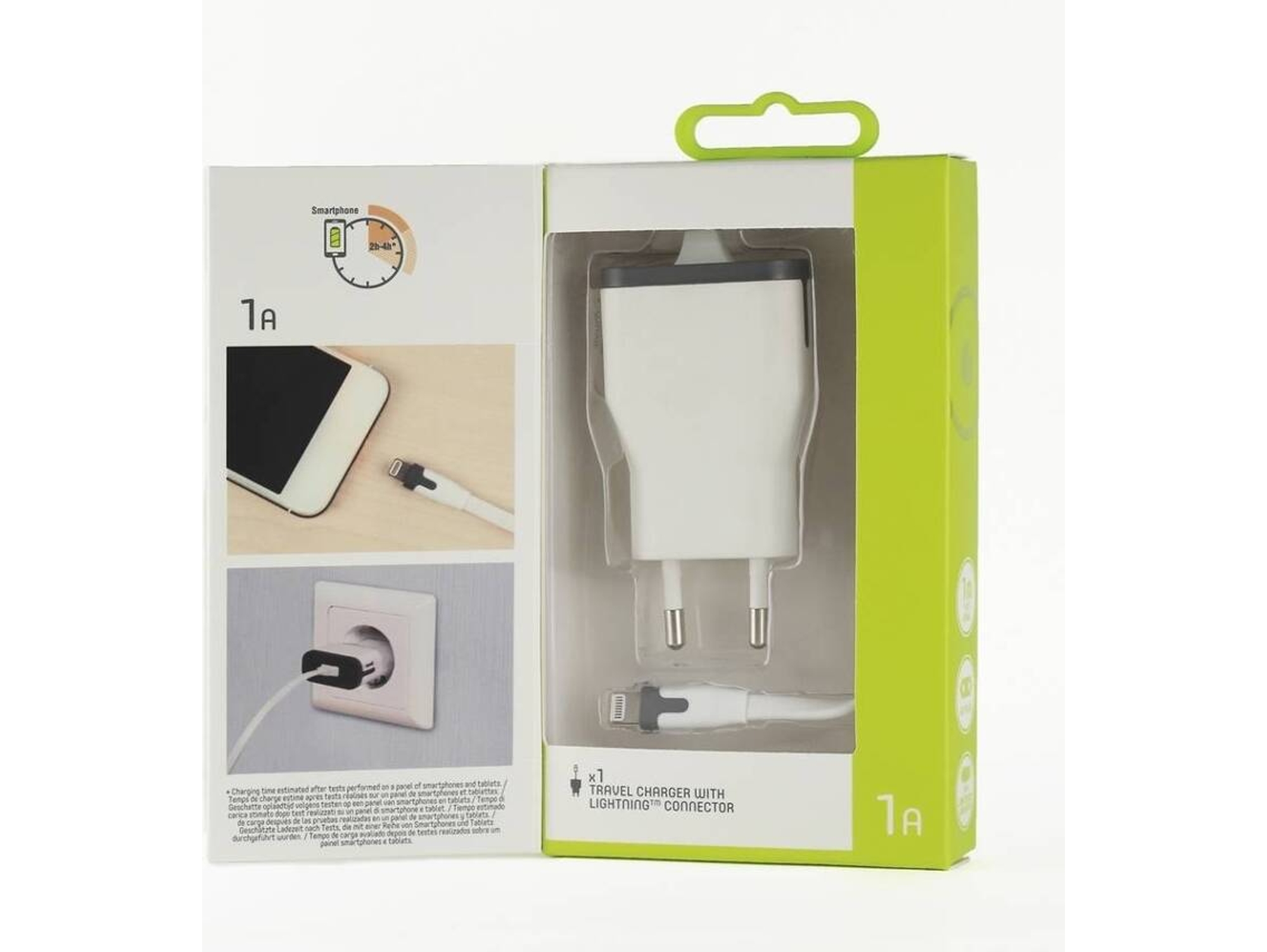 Transformador MUVIT Blanco Lightning 1A 1M