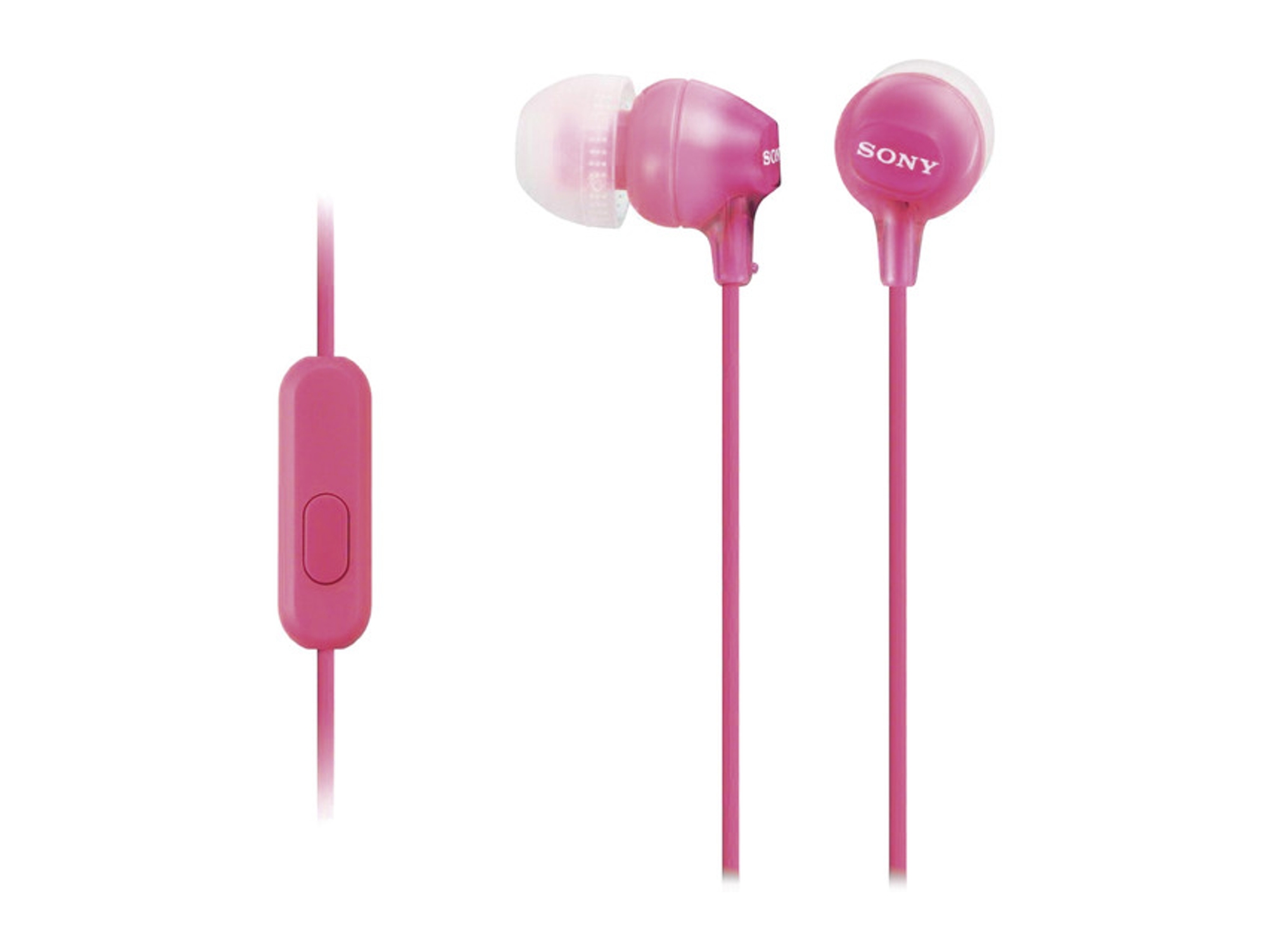 Auriculares con cable SONY MDR-EX15APP (In ear - Micrófono - Atiende llamadas - Rosa)