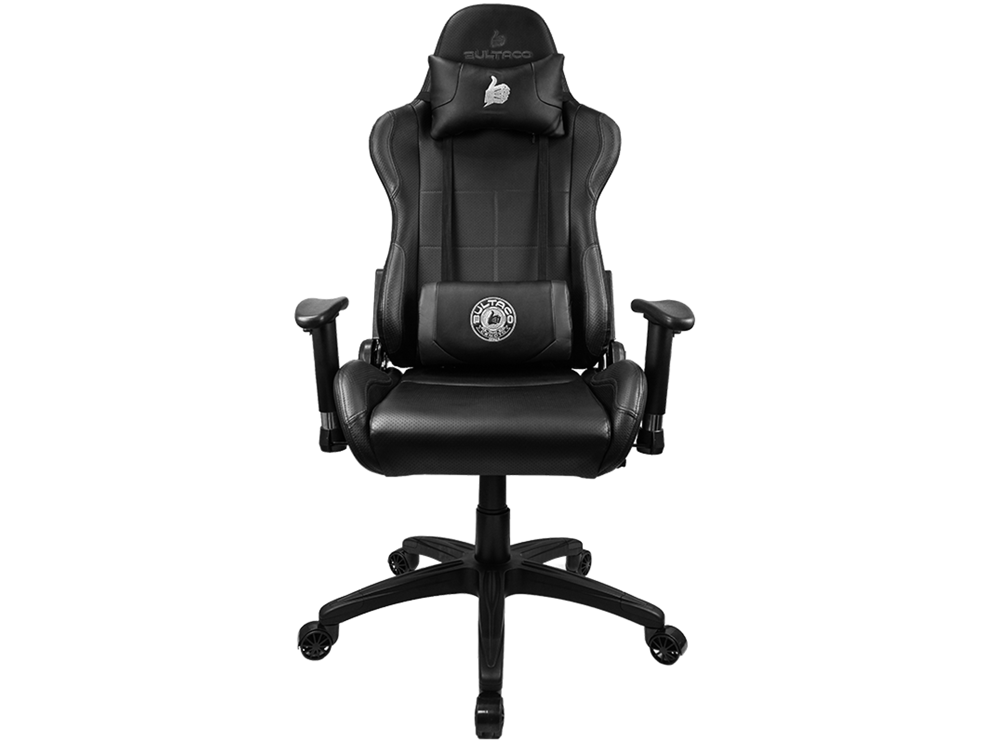 Silla Gaming BULTACO Division (Hasta 150 kg - Elevador a Gas Clase 4 - Negro)