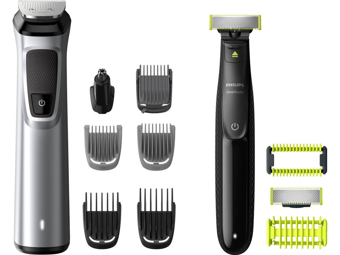 Recortador Multifuncional PHILIPS One Blade MG9710 (Autonomía 120 min - Batería)