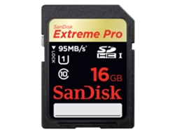 Tarjeta de memoria SDHC 16 GB - SANDISK Extreme Pro