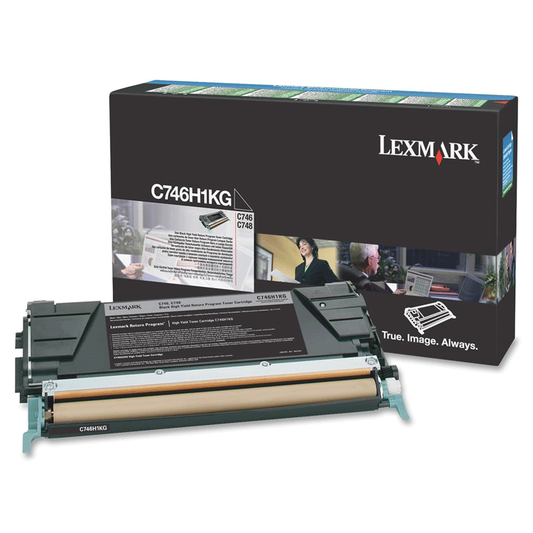 Tóner LEXMARK C746H1KG Negro