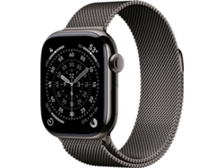  APPLE Watch Series 11 GPS + Cellular 42 mm Titanio Pizarra con Correa Deportiva Negro (Tamaño S/M)
