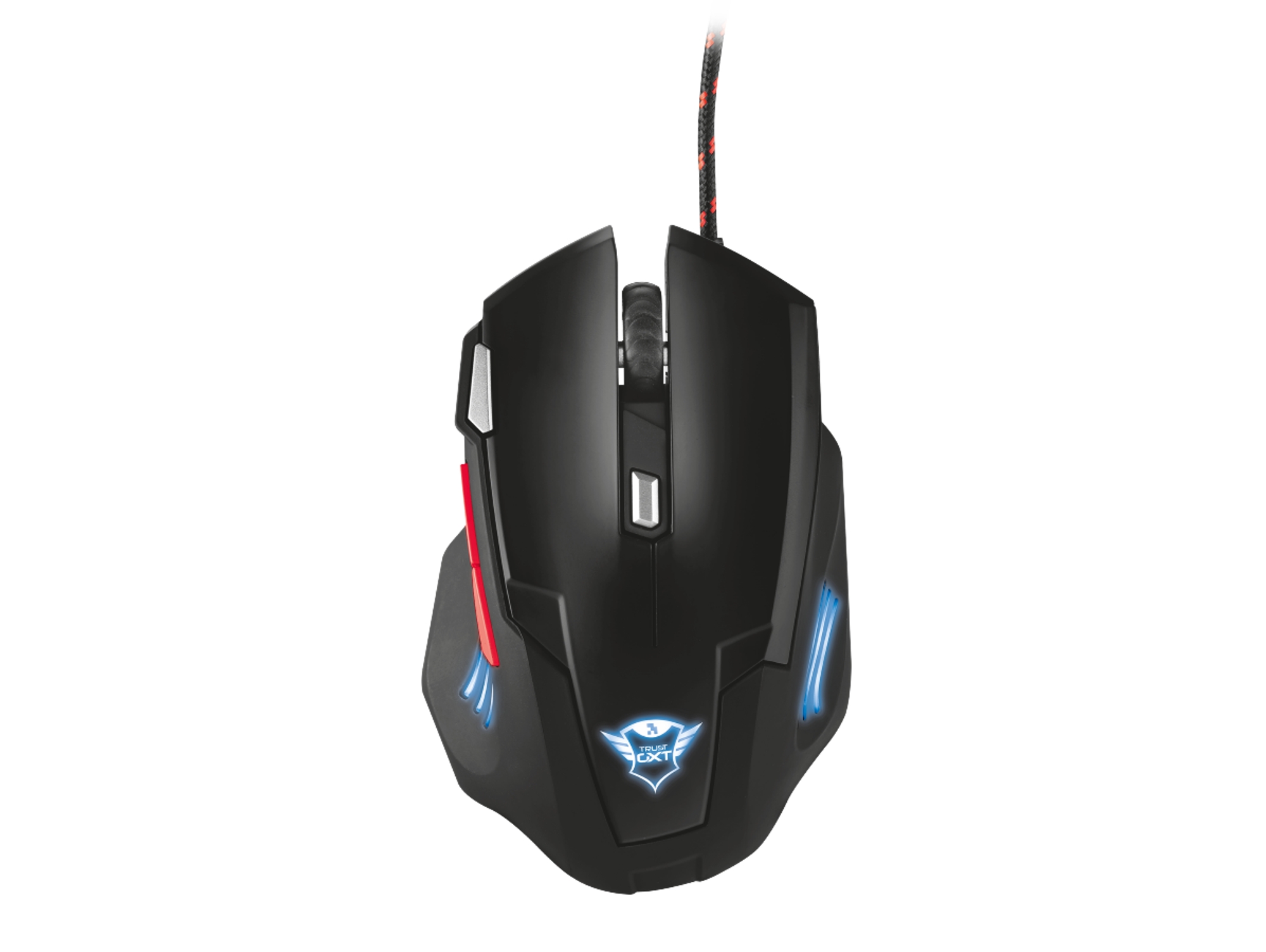 Ratón Gaming TRUST GXT-111 (Cable USB - 2500 dpi - Negro)