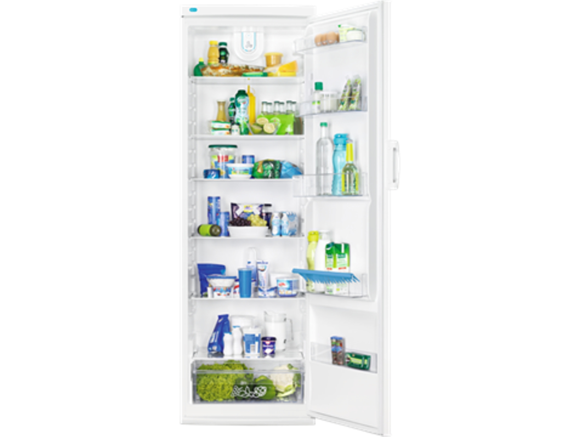 Frigorífico 1 puerta ZANUSSI ZRA40401WA (Circulación dinámica - 185 cm - 395 L - Blanco)