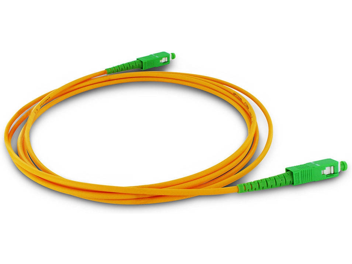Cable METRONIC Fibra Óptica Monomodo (10 m - Naranja)