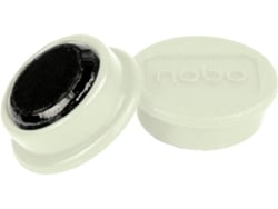 Pack 10 Imanes NOBO 24 mm (Blanco)