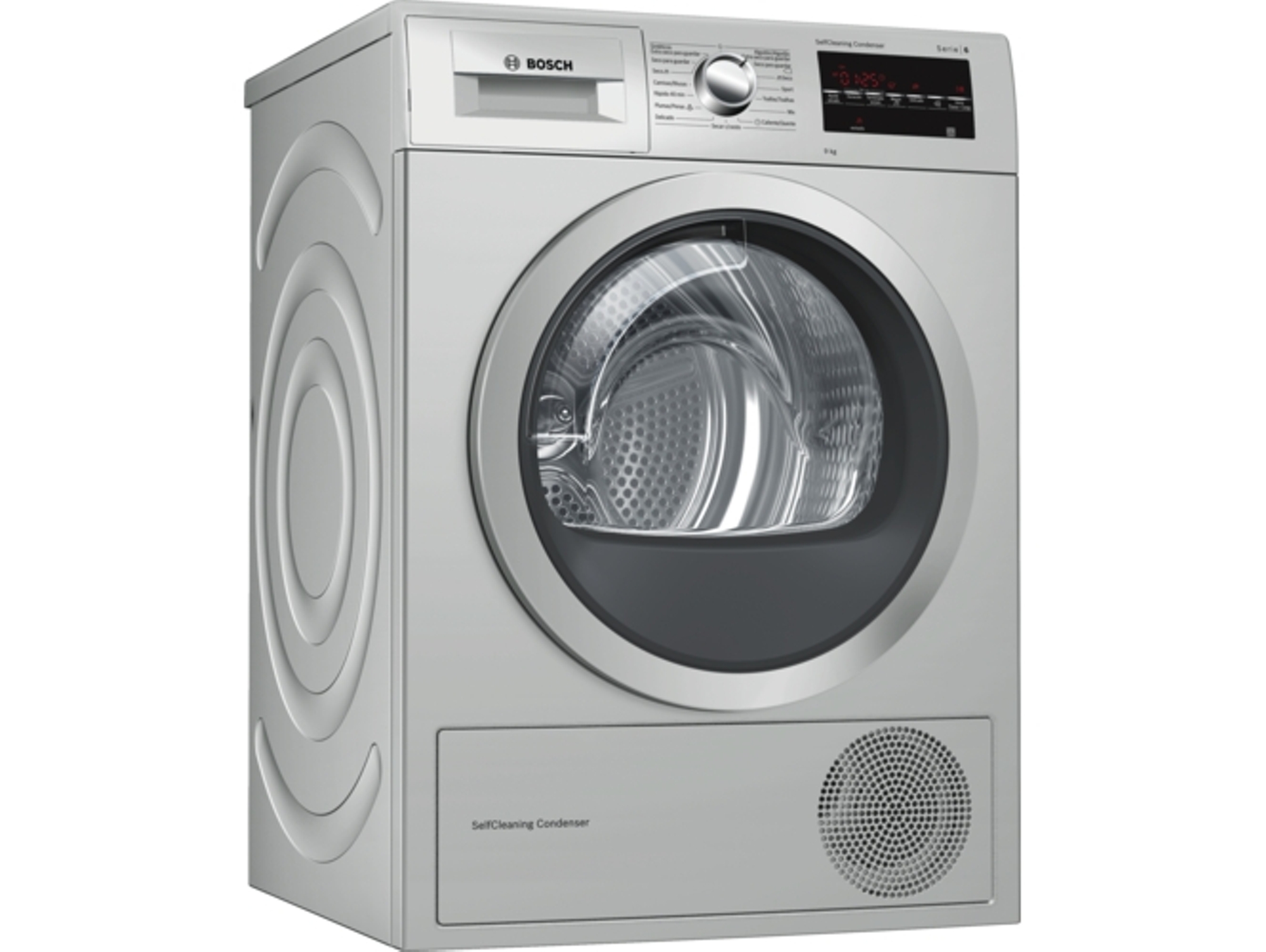 Secadora BOSCH WTG8729XEE (9 kg - Bomba de Calor - Inox)