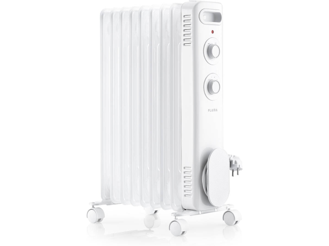 Radiador de Aceite FLAMA 2363FL (2000 W - Blanco)