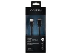 Cable MITSAI (USB 3.0 - Micro B - 1.8m - Negro)