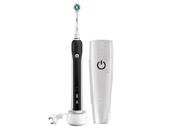 Cepillo de Dientes ORAL B PRO 750 Cross Action Negro (8.800 rpm)