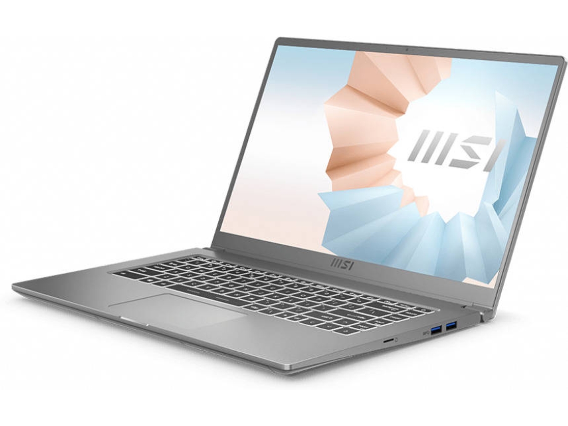 Portátil MSI Modern 15 A11M-856XES (15.6'' - Intel Core i7-1195G7 - RAM: 16 GB - 1 TB SSD - Intel UHD Graphics)