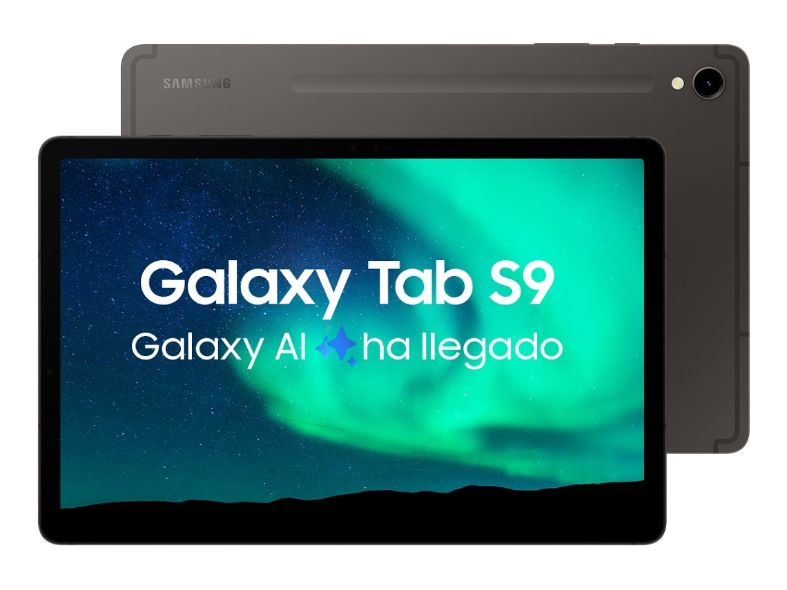 Tablet SAMSUNG Galaxy Tab S9 (11'' - 128 GB - 8 GB RAM - Wi-Fi - Gris)