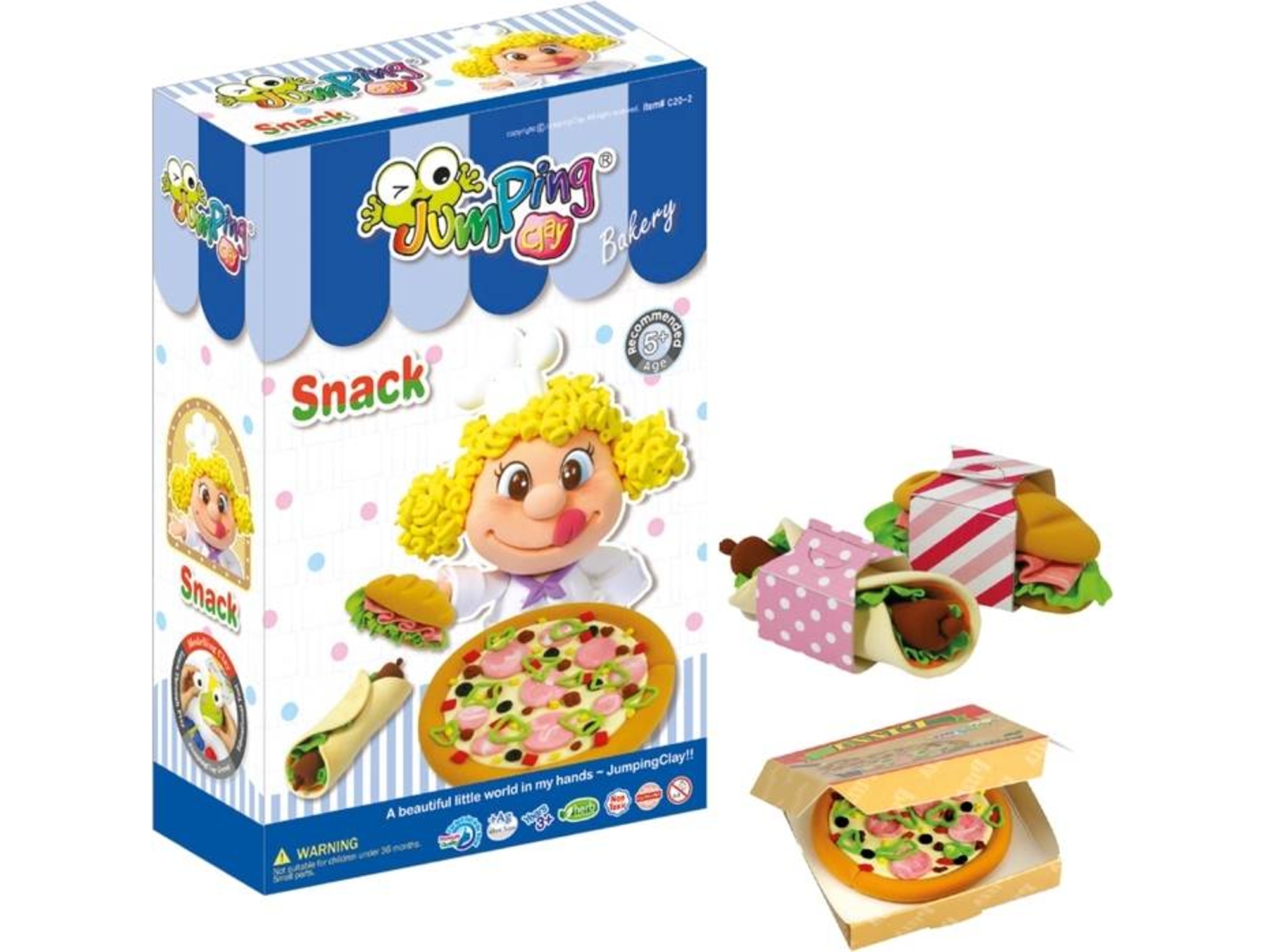 Plastilina JUMPINGCLAY Bocadillos