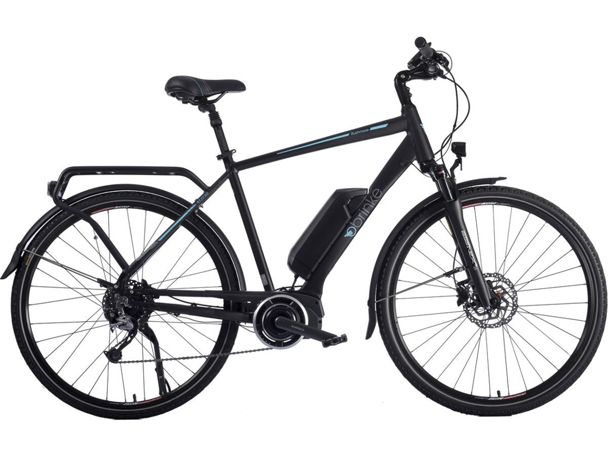 Bicicleta Eléctrica BRINKE Rushmore T50M Negra