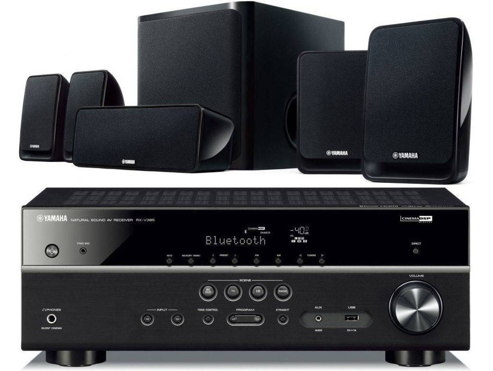 Home Cinema YAMAHA YHT-3852 (100 W - 5.1 canales - 5+1 altavoces)