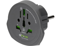 Adaptador Q2 POWER WORLD TO EUROPE (Voltaje: 100 a 250 V)
