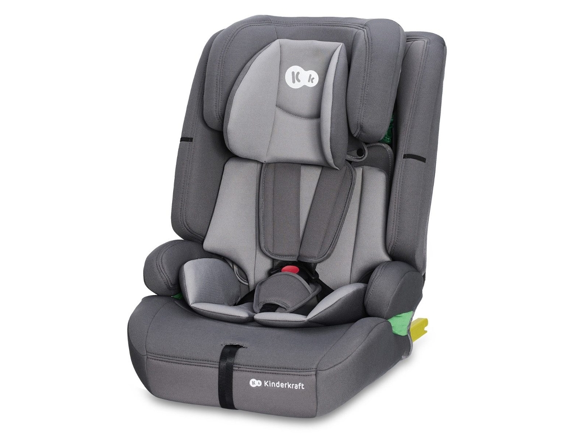 Silla De Auto Kinderkraft Safety Fix 2 I-size Gris (9-36 Kg - 76-150 Cm - Grupos 1, 2, 3)