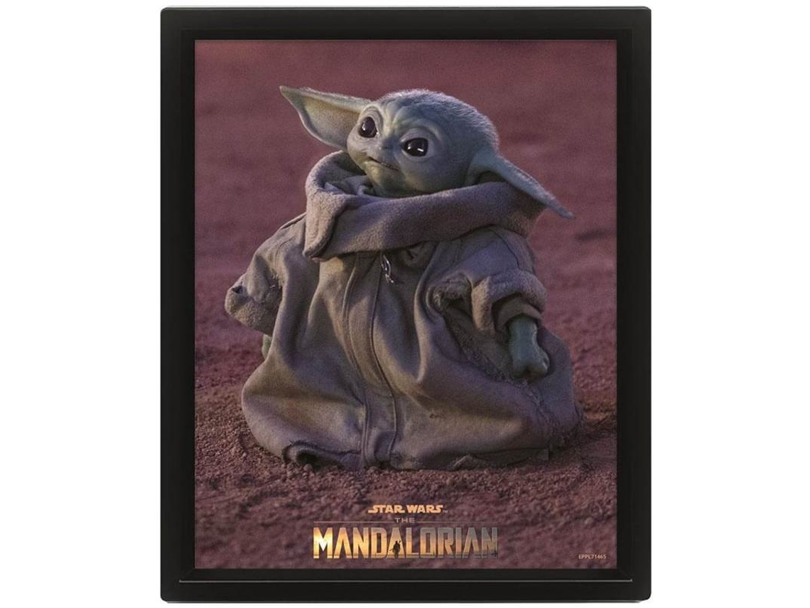 Marco lenticular 3d PYRAMID The Mandalorian Grogu