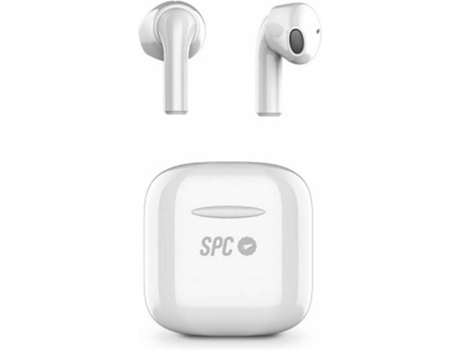 Auriculares Bluetooth True Wireless SPC Zion Pro (In Ear - Micrófono - Blanco)
