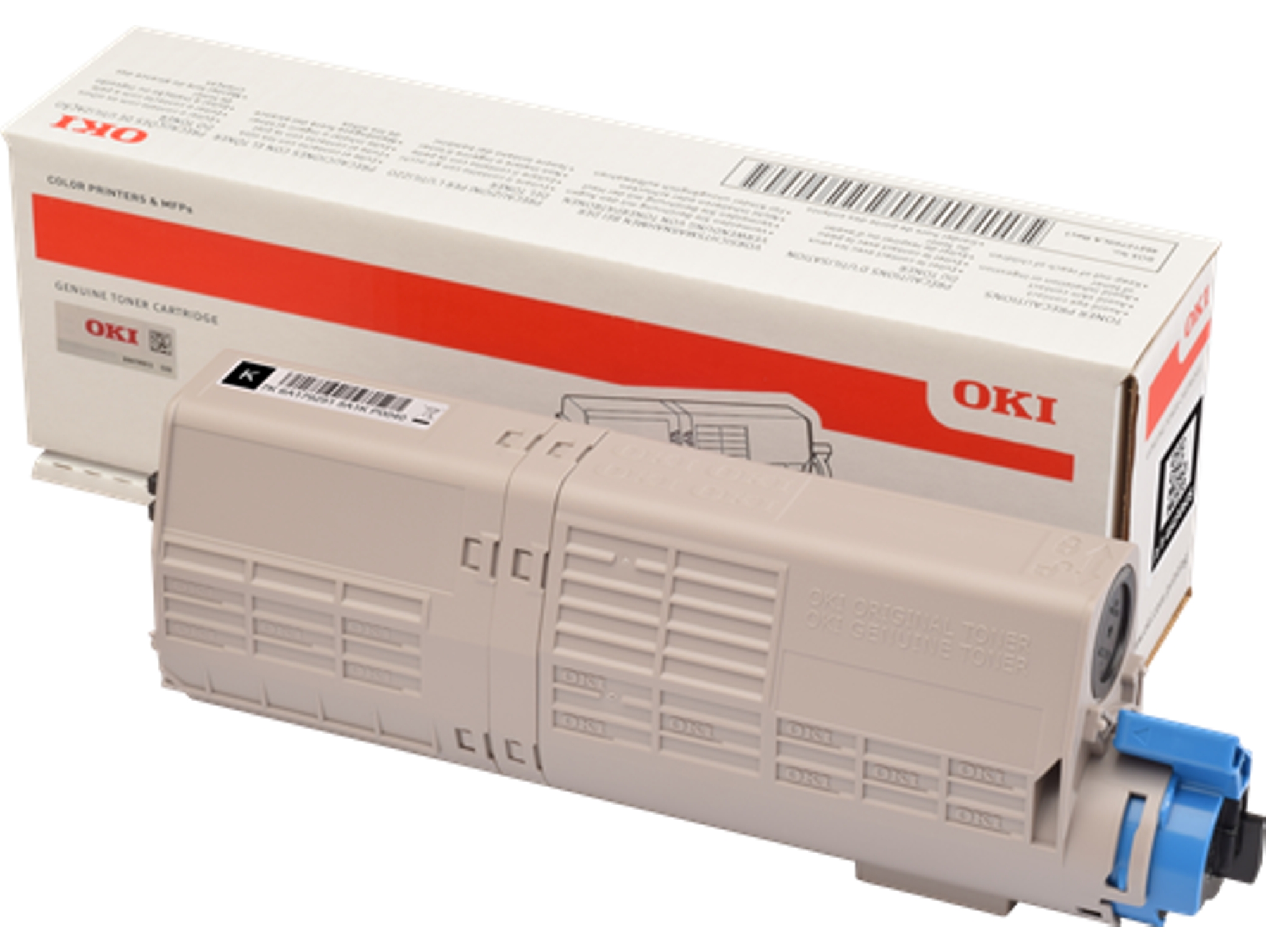 Cartucho de Tóner OKI C532/MC573 Negro  para OKI MC563dn, MC563dnw, MC573dn, C532dn, 542dn