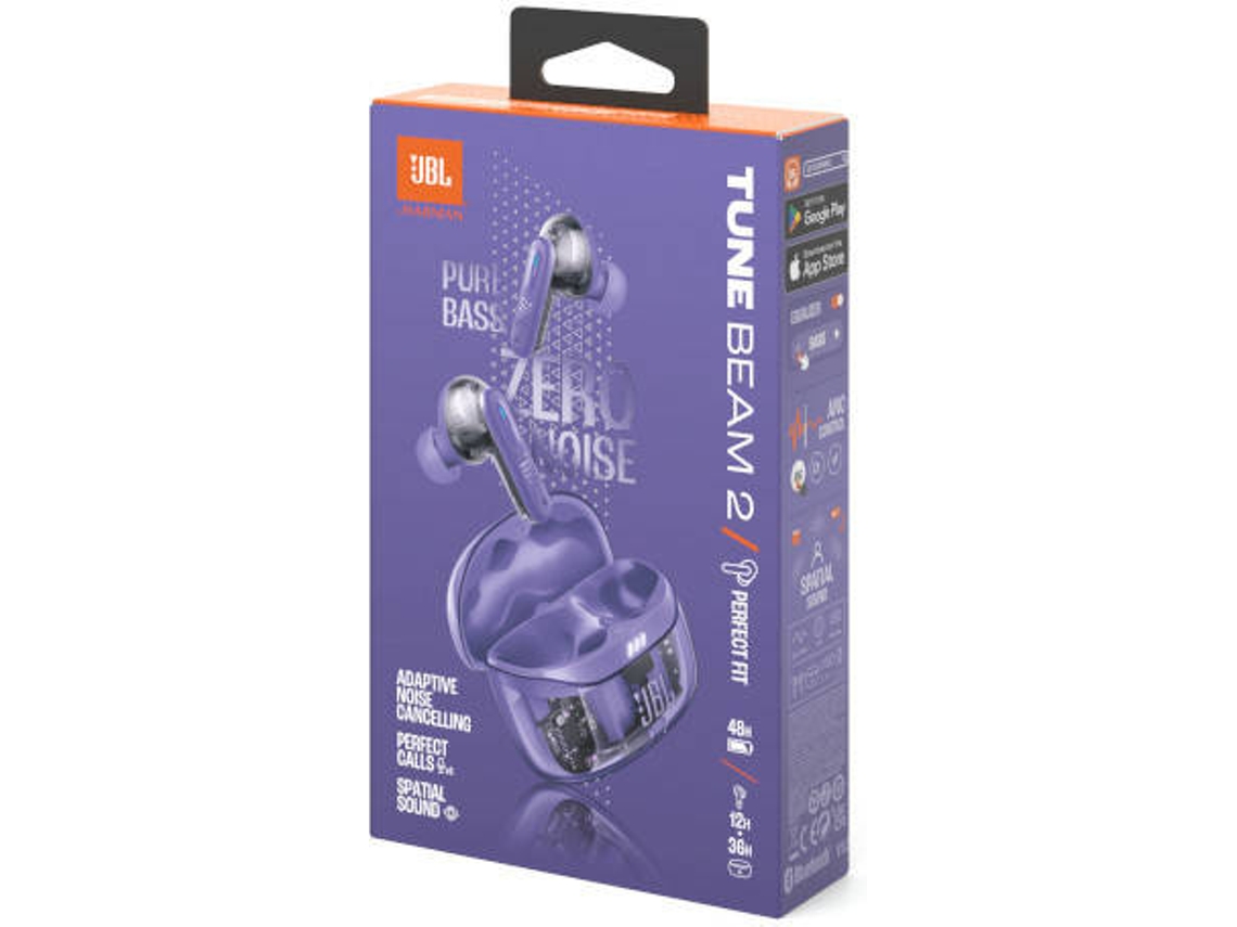 Auriculares Bluetooth True Wireless JBL TUNE BEAM 2 (In Ear