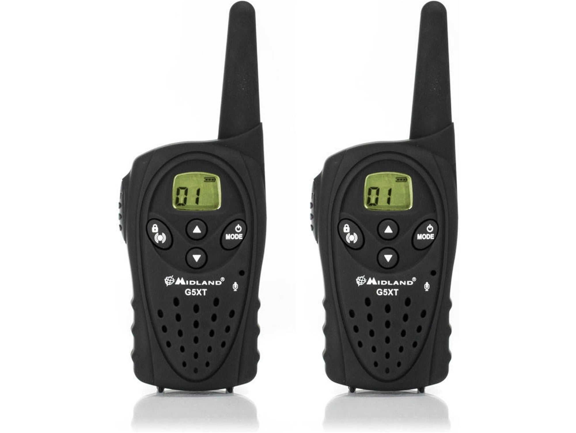Walkie-Talkie MIDLAND G5 XT (8 Canales - Hasta 12 Km - Hasta 35h - Negro)