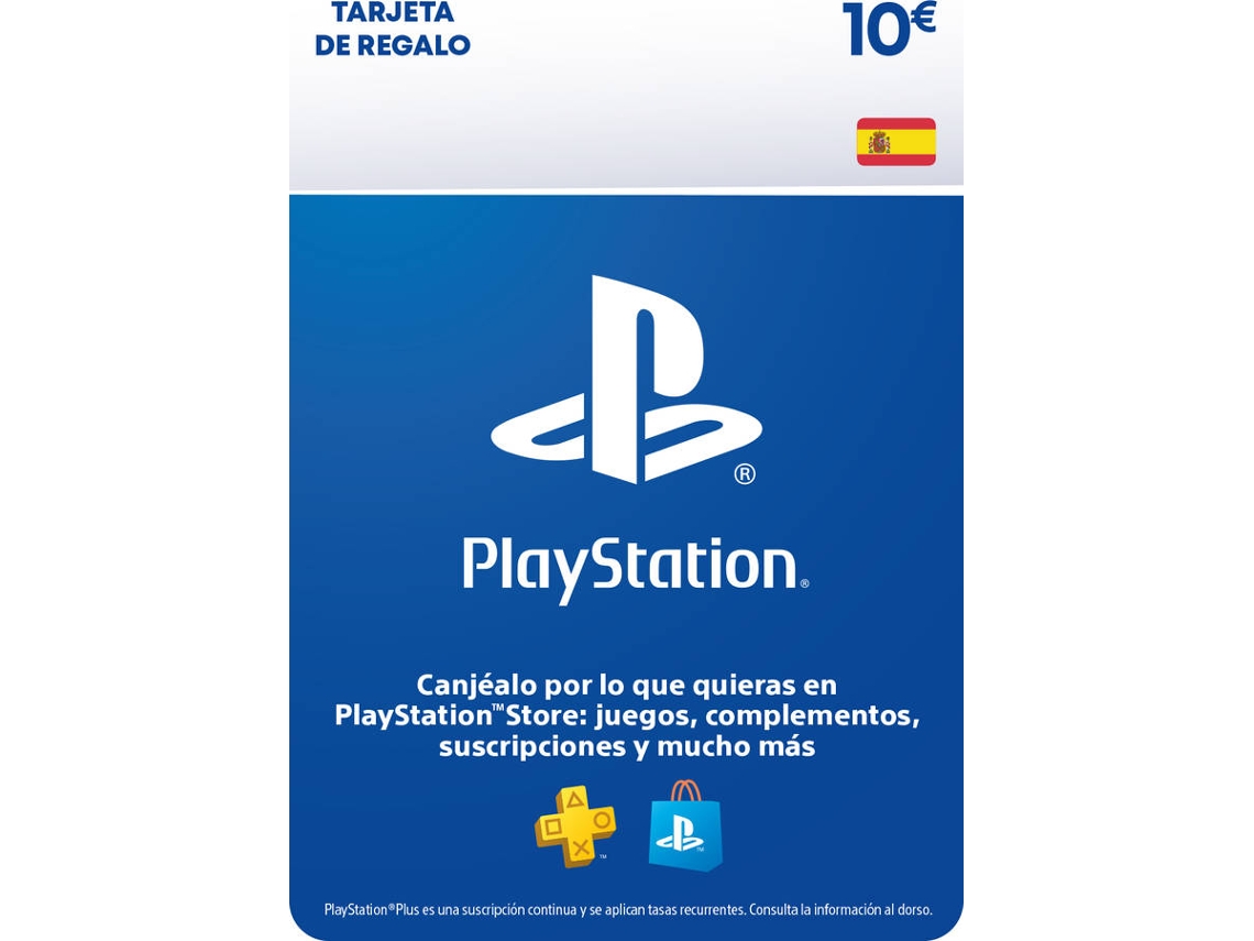 Tarjeta Regalo SONY Playstation 10€ (Digital)